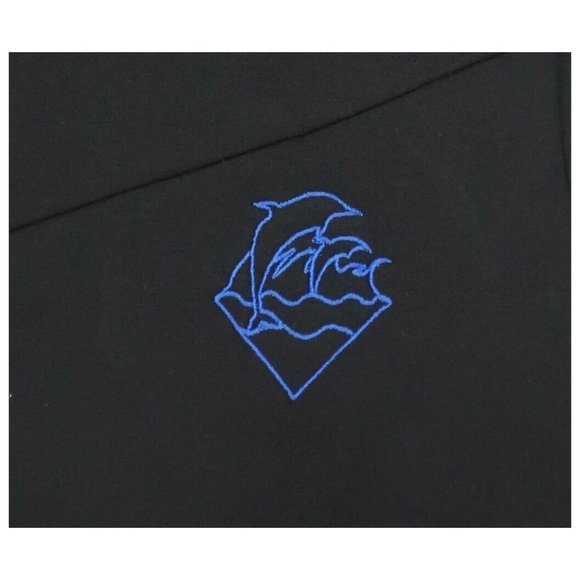 Pink Dolphin Men's Wave Zip Up Activewear Full Zip Hoodie Jacket - Picture 2 of 3